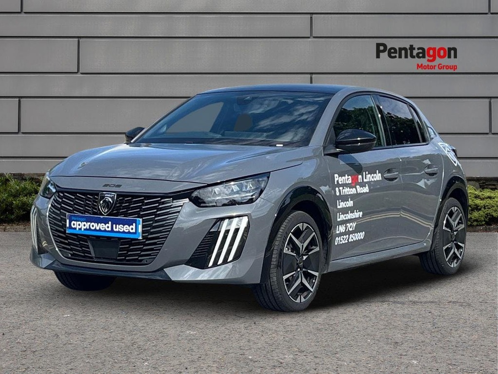Peugeot e-208 51Kwh Gt Hatchback 7.4Kw Charge FY74YUJ Grey #3