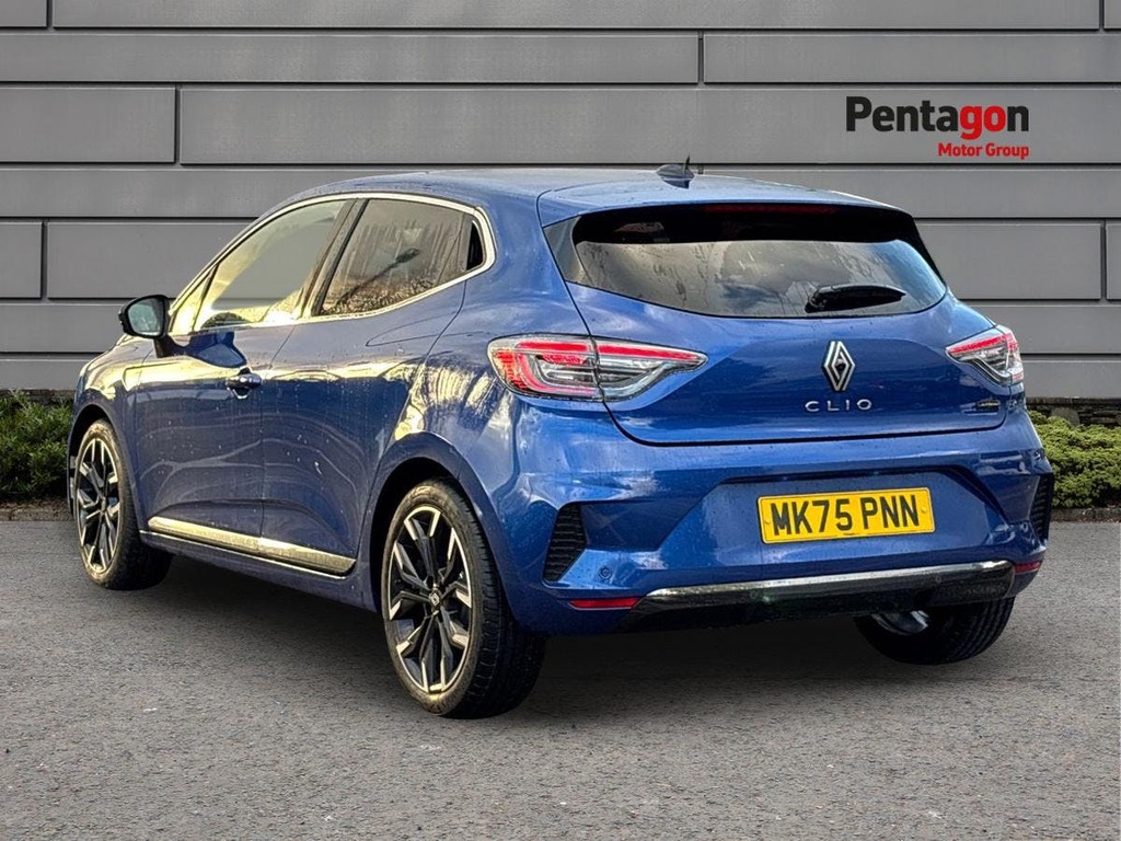 Renault Clio 1.6 E Tech Techno Hatchback Hybrid MK75PNN Blue #2
