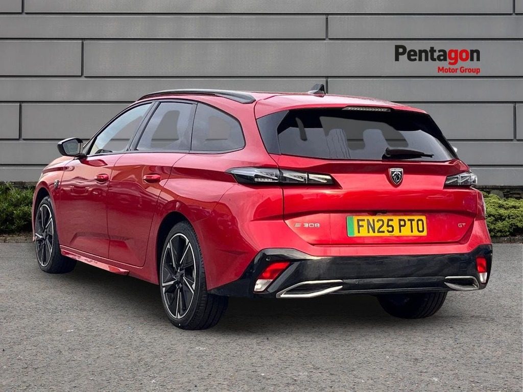 Peugeot 308 SW 54Kwh Gt Estate 156 Ps Red #2