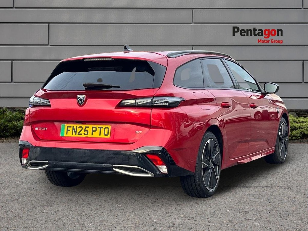 Peugeot 308 SW 54Kwh Gt Estate 156 Ps Red #4