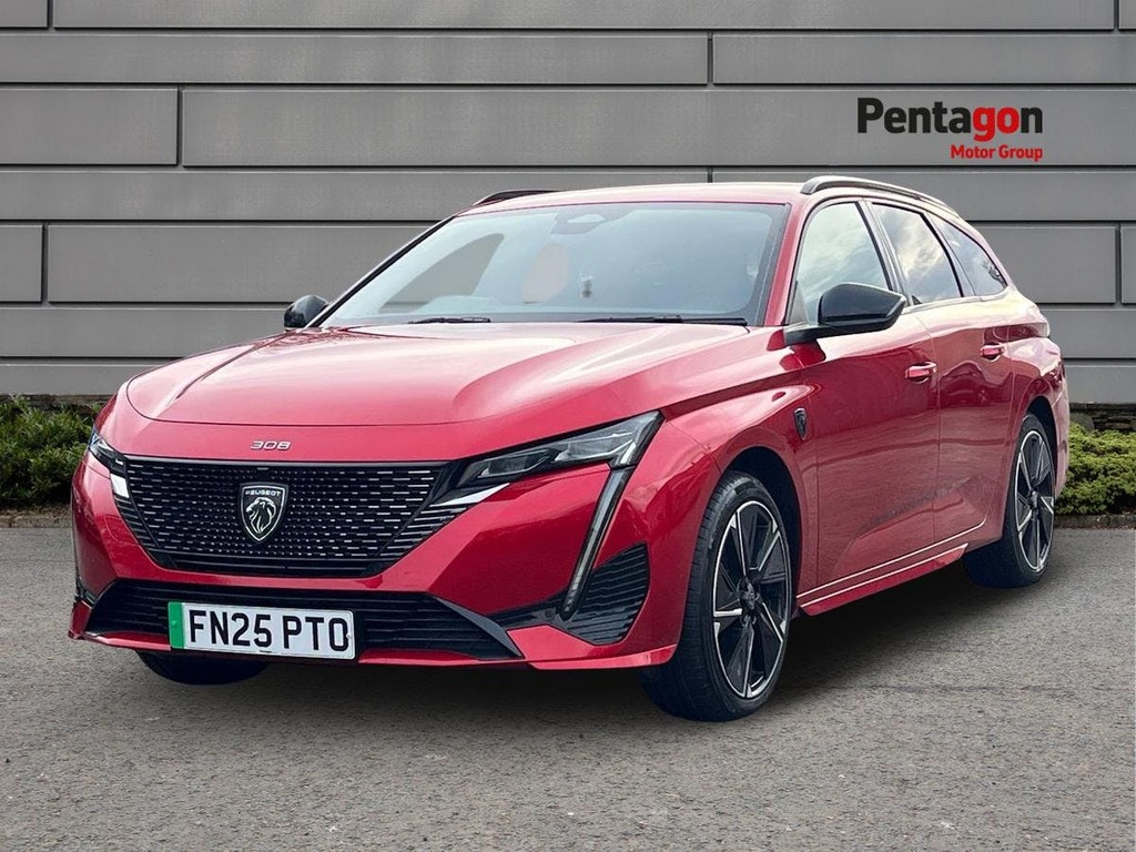 Peugeot 308 SW 54Kwh Gt Estate 156 Ps Red #3