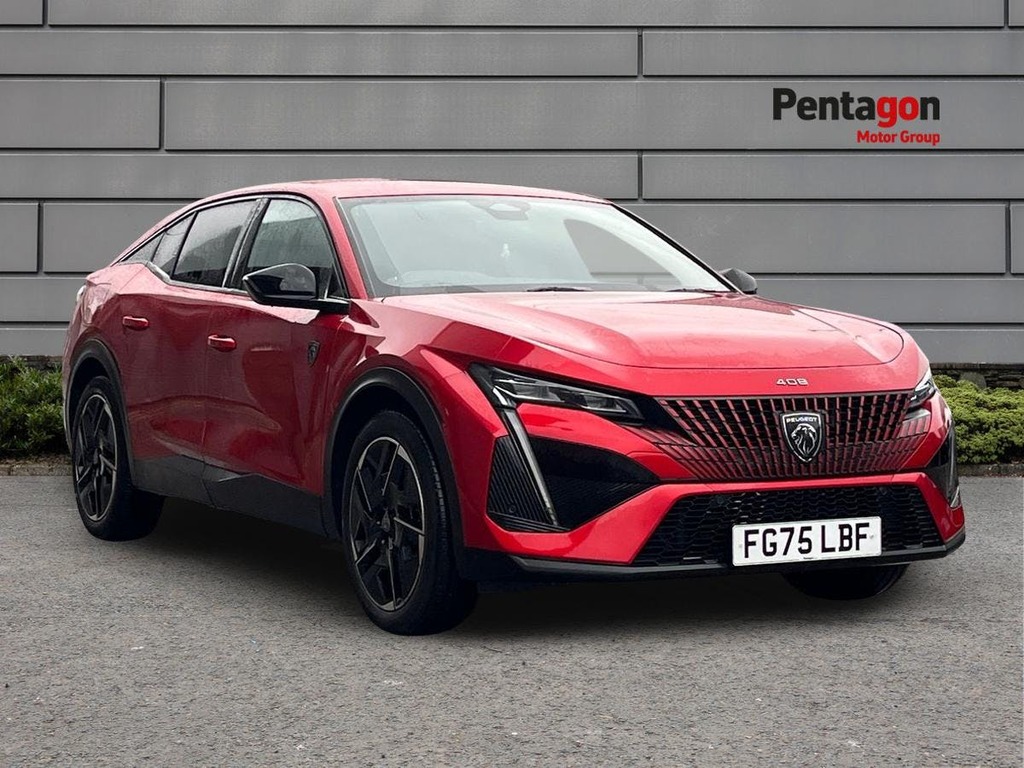 Peugeot 408 1.6 12.4Kwh Gt Fastback Plug In Hybrid Red