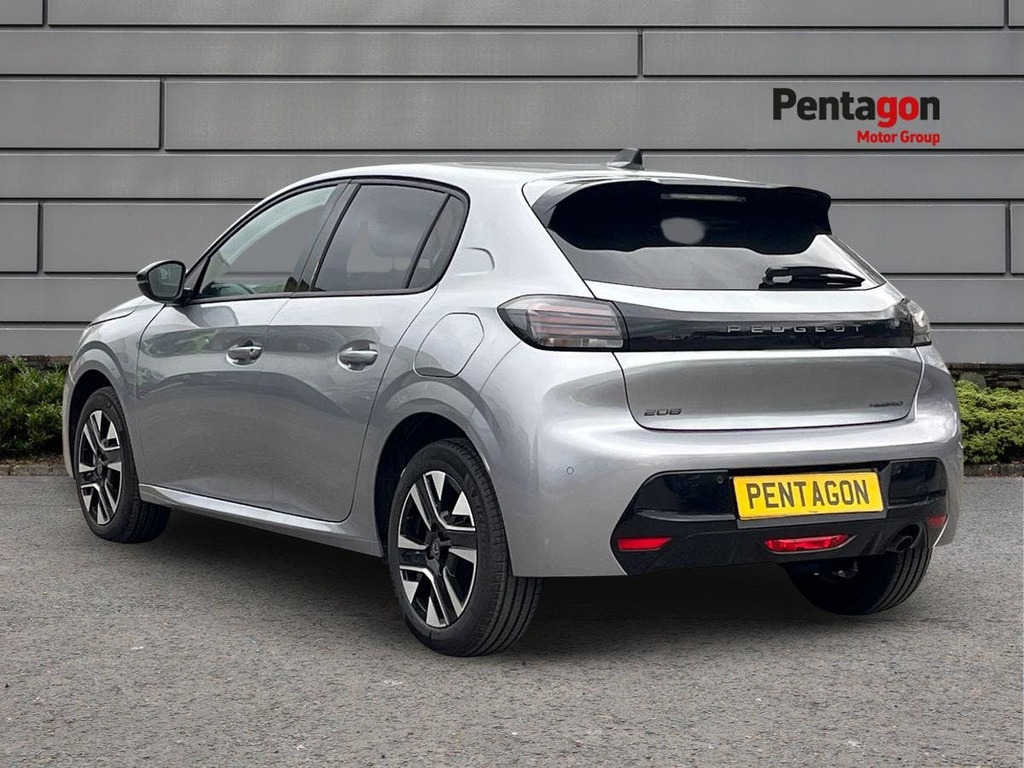 Peugeot 208 1.2 Hybrid Allure Hatchback Hybrid E Ds FH75YWY Grey #2