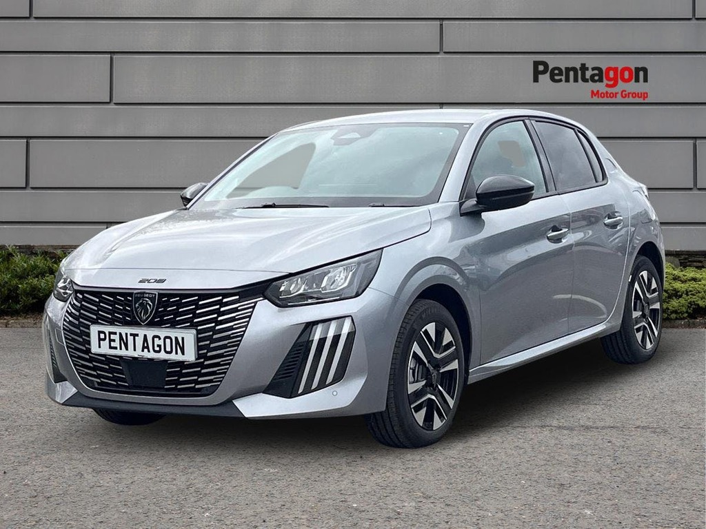 Peugeot 208 1.2 Hybrid Allure Hatchback Hybrid E Ds FH75YWY Grey #3