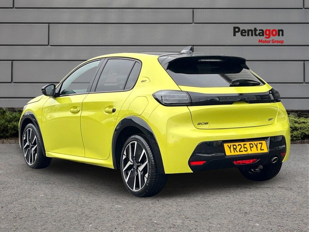 Peugeot 208 1.2 Puretech Gt Hatchback Euro 6 YR25PYZ Yellow #2
