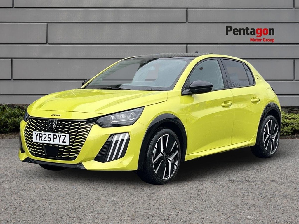 Peugeot 208 1.2 Puretech Gt Hatchback Euro 6 YR25PYZ Yellow #3