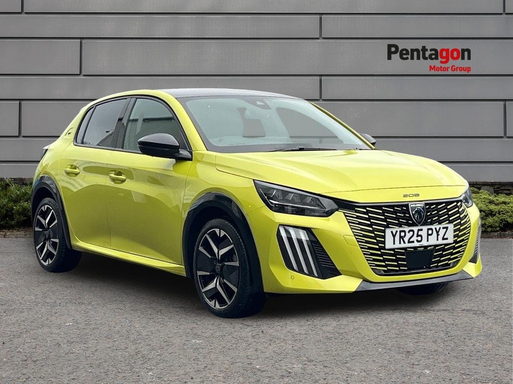 Peugeot 208 1.2 Puretech Gt Hatchback Euro 6 Yellow