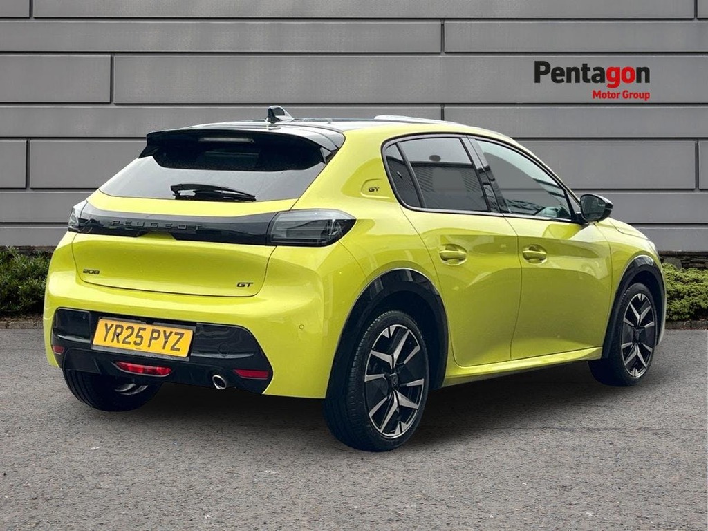 Peugeot 208 1.2 Puretech Gt Hatchback Euro 6 YR25PYZ Yellow #4
