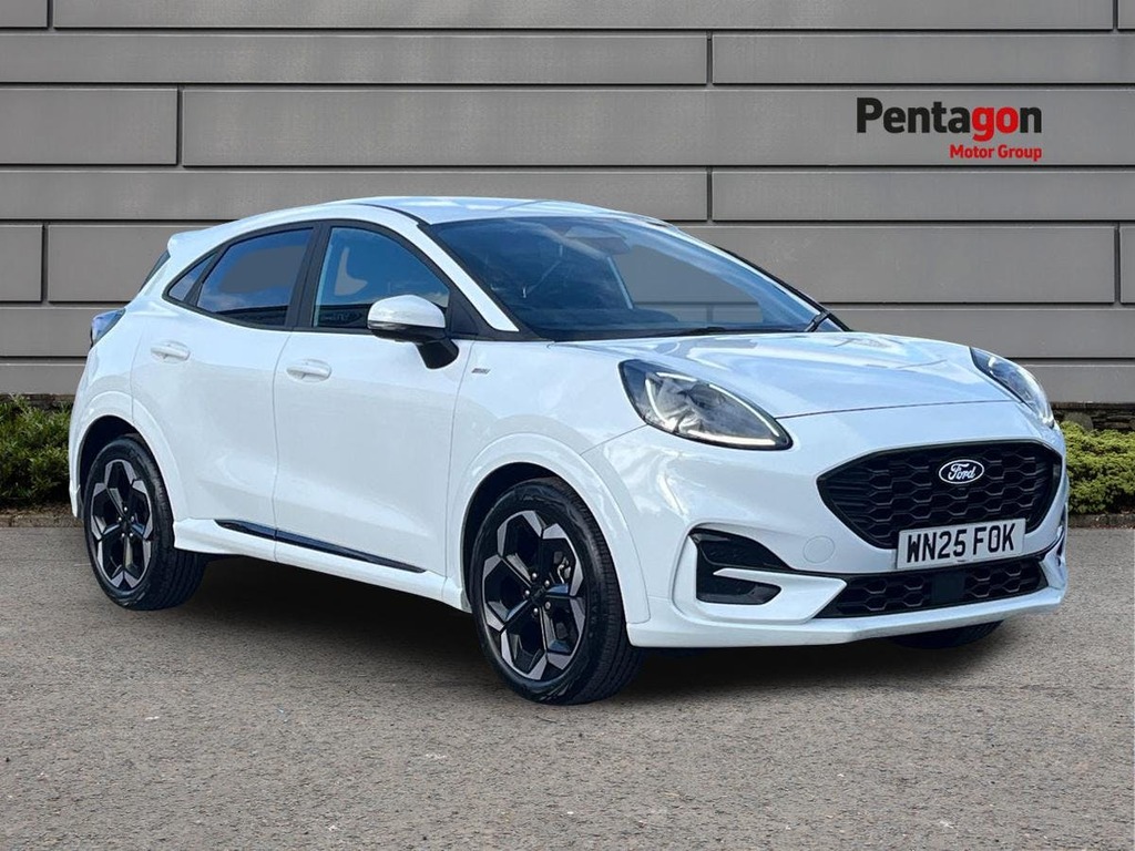 Ford Puma 1.0T Ecoboost Mhev St Line X Suv Hybrid White