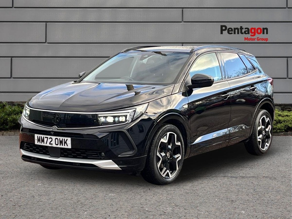 Vauxhall Grandland 1.2 Turbo Ultimate Suv Euro 6 S MM72OWK Black #3