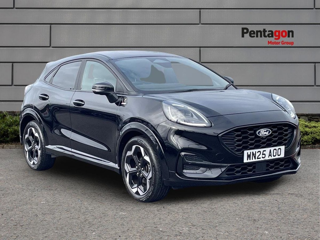 Ford Puma 1.0T Ecoboost Mhev St Line X Suv Hybrid Black