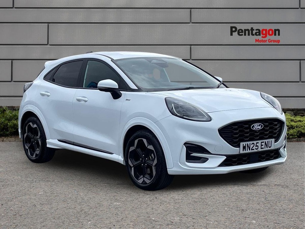 Ford Puma 1.0T Ecoboost Mhev St Line X Suv Hybrid White