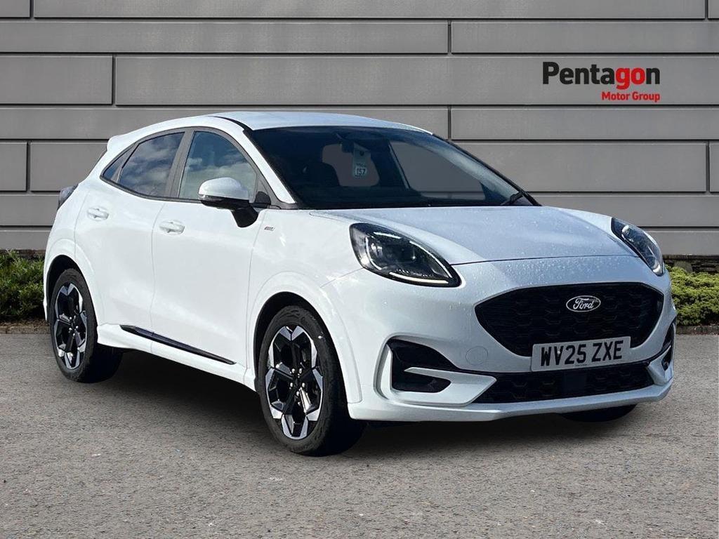 Ford Puma 1.0T Ecoboost Mhev St Line X Suv Hybrid White