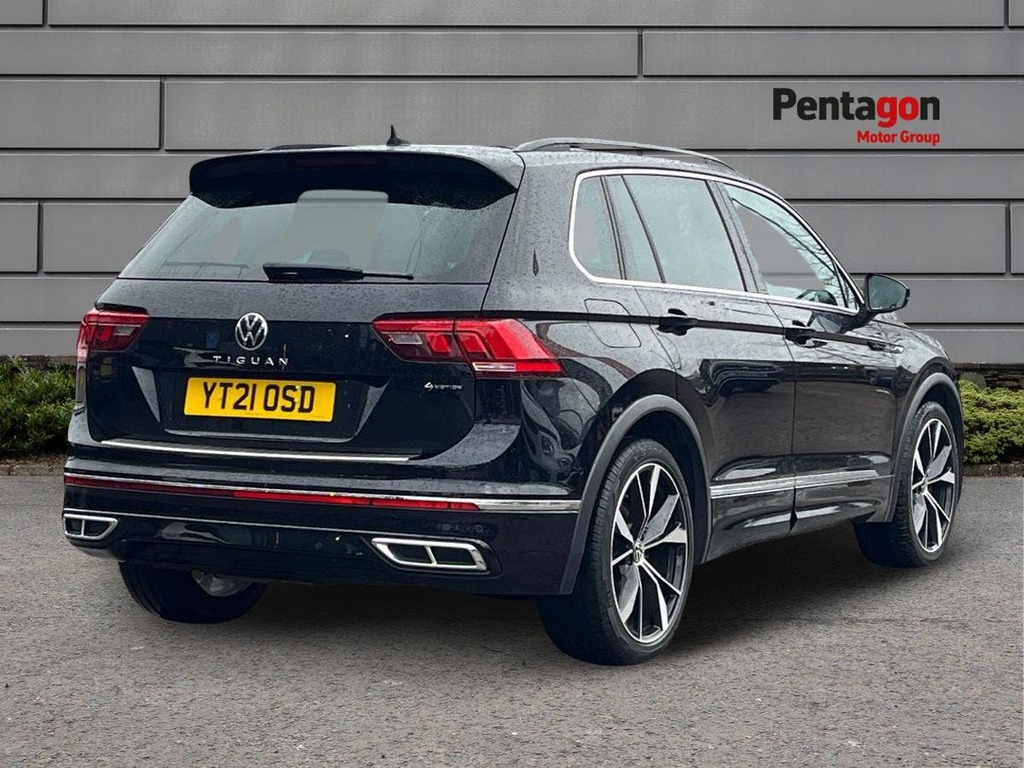 Volkswagen Tiguan 2.0 Tdi R Line Suv Dsg 4Motion Euro 6 YT21OSD Black #4