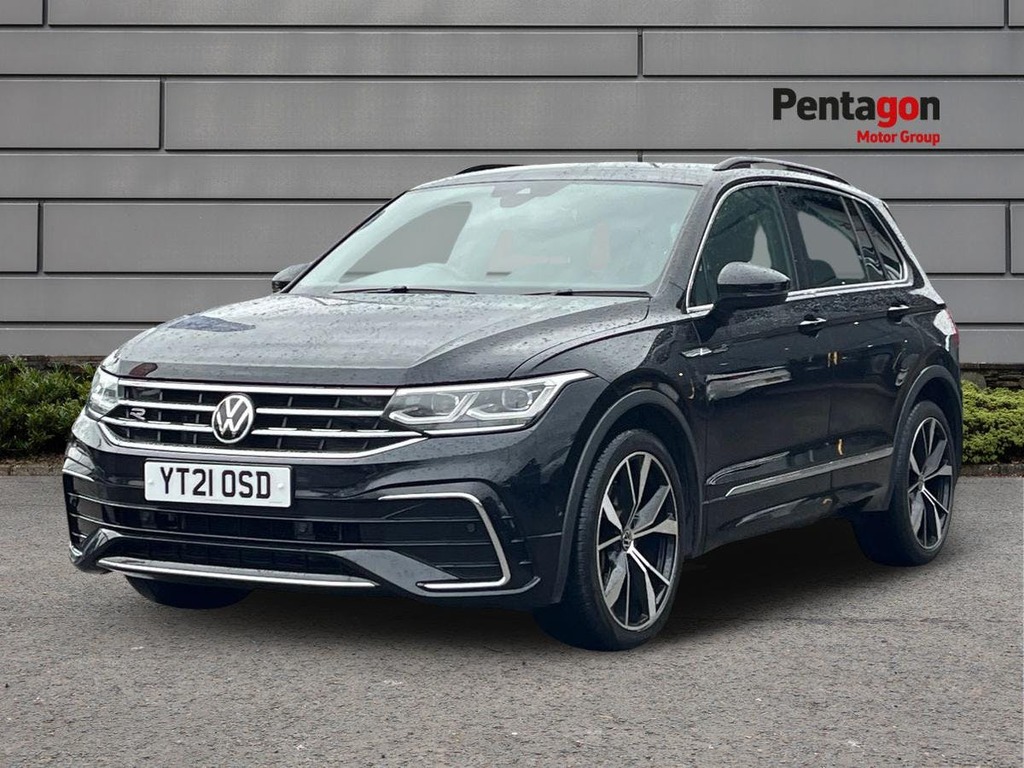 Volkswagen Tiguan 2.0 Tdi R Line Suv Dsg 4Motion Euro 6 YT21OSD Black #3