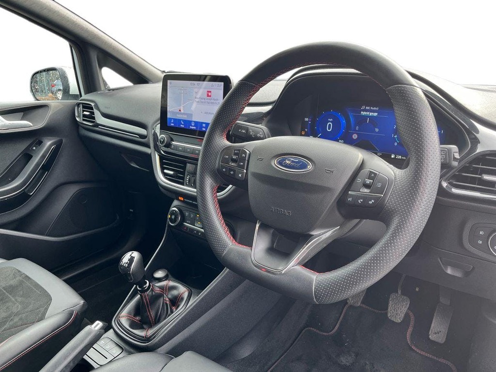 Ford Fiesta 1.0T Ecoboost Mhev St Line X Edition Hatchback YH23XGD White #5