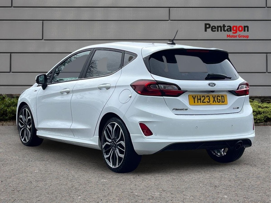 Ford Fiesta 1.0T Ecoboost Mhev St Line X Edition Hatchback YH23XGD White #2