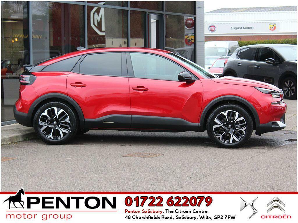 Citroen e-C4 Extended Range 54Kwh Max 7.4Kw Charger HG74YKT Red #4