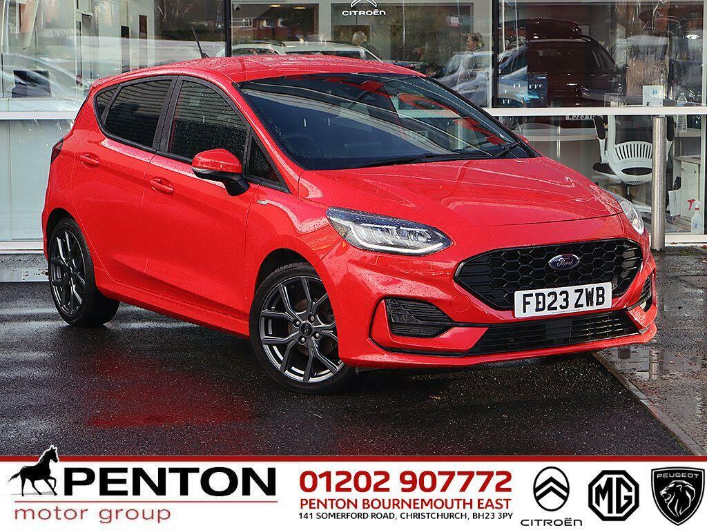 Ford Fiesta 1.0T Ecoboost Mhev St-line Dct Euro 6 Ss Red