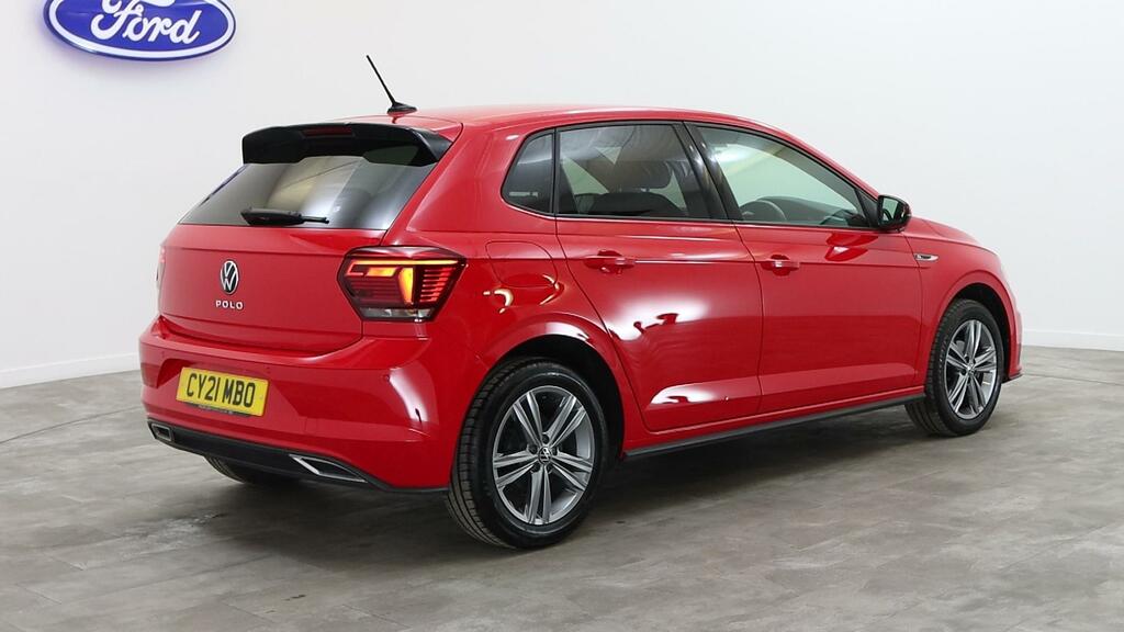 Volkswagen Polo 1.0 Tsi 95 R-line CY21MBO Red #6