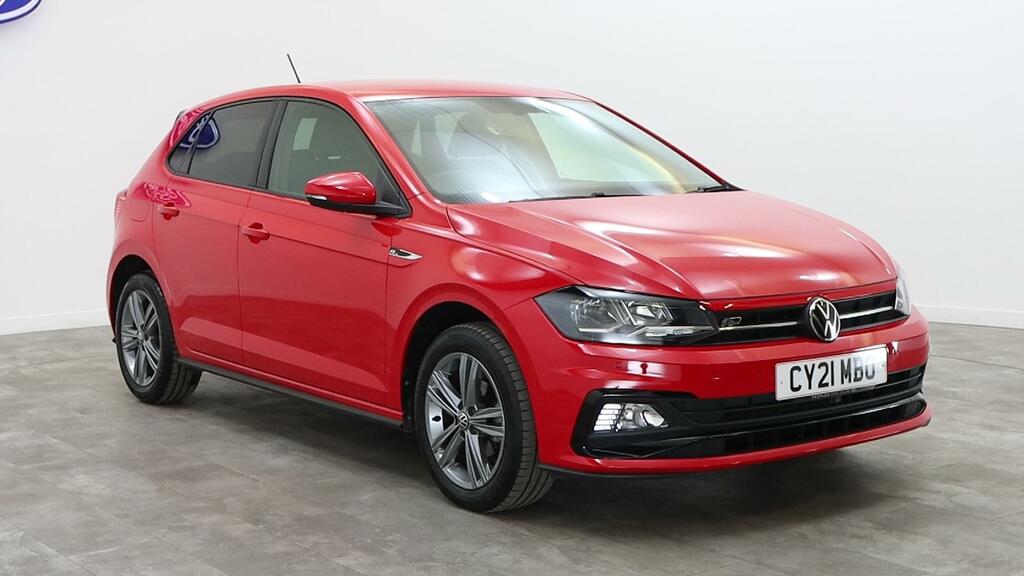 Volkswagen Polo 1.0 Tsi 95 R-line CY21MBO Red #4