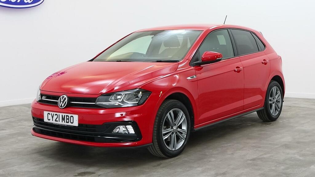 Volkswagen Polo 1.0 Tsi 95 R-line CY21MBO Red #2