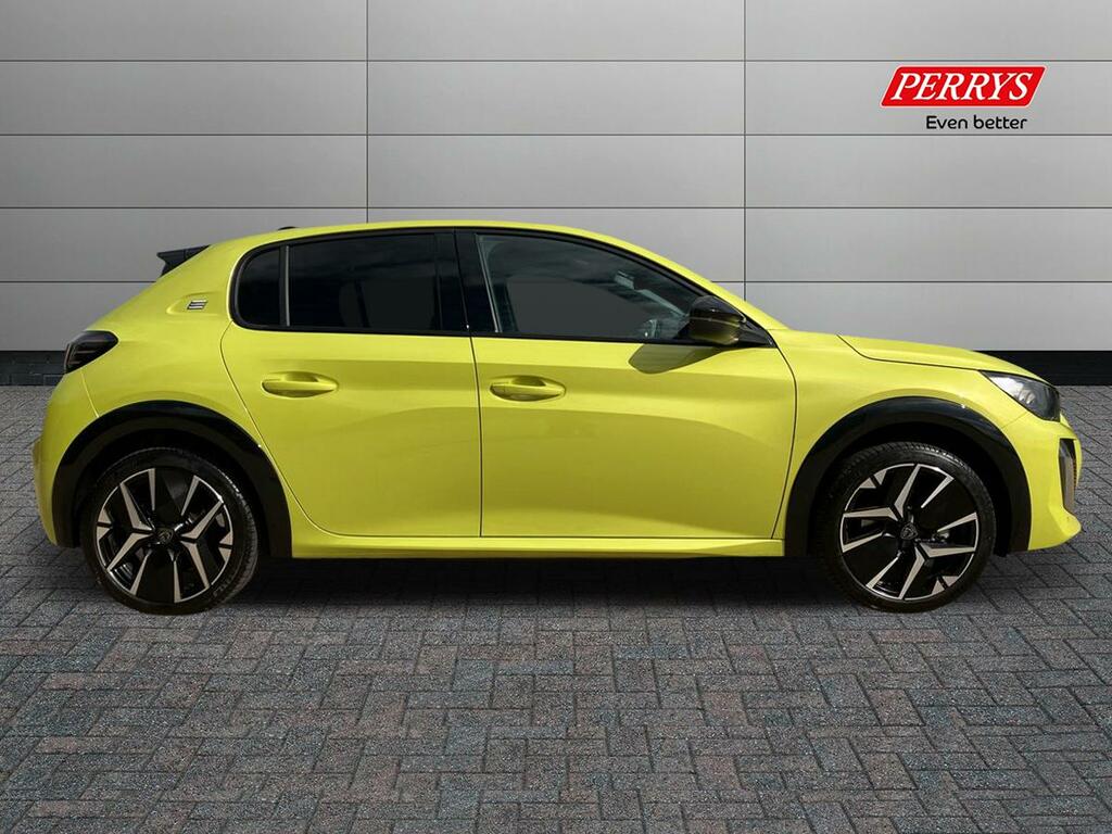 Peugeot e-208 115Kw Gt 51Kwh YO74DYG Yellow #3