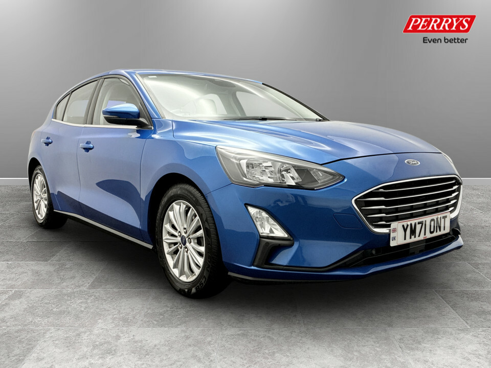 Ford Focus 1.5 Ecoblue 120 Titanium Edition YM71ONT Blue