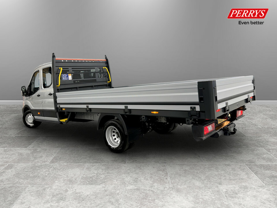 Ford Transit Custom 2.0 350 Ecoblue Leader Chassis Double Cab Dies Silver #5