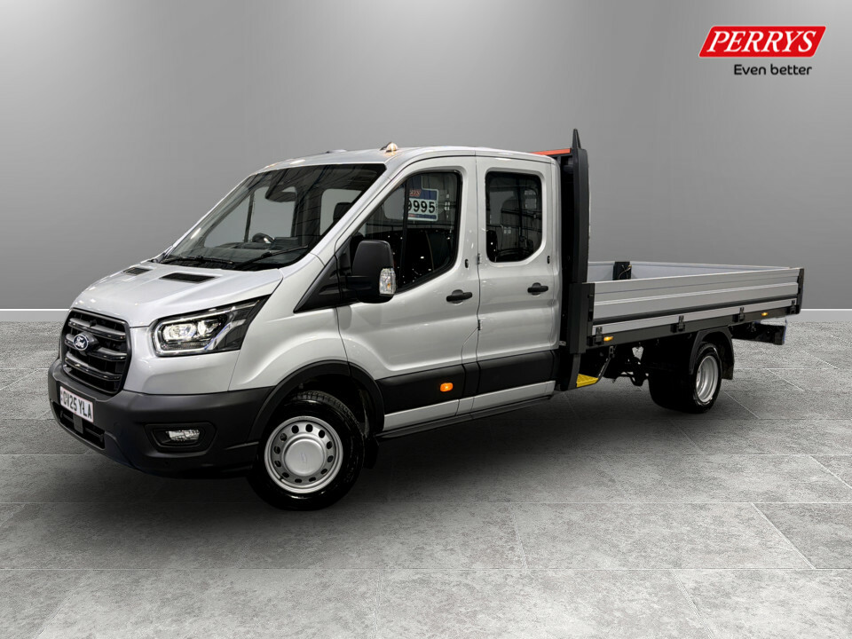 Ford Transit Custom 2.0 350 Ecoblue Leader Chassis Double Cab Dies Silver #3