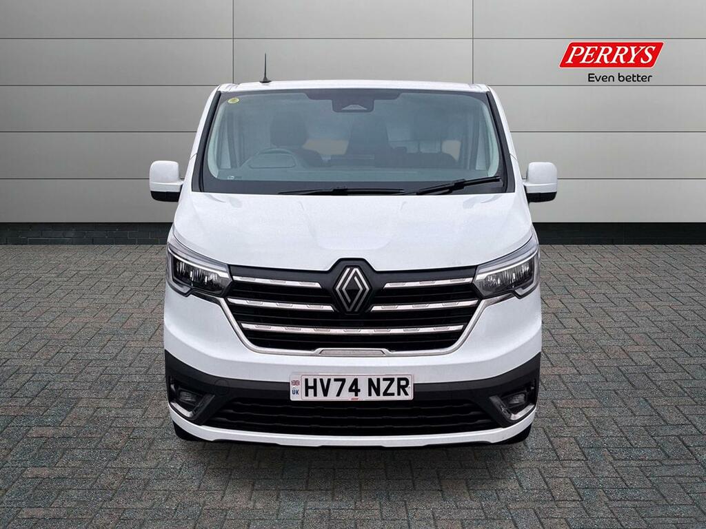 Renault Trafic Lwb 30 Blue Dci 130 Extra Safety Van HV74NZR White #4