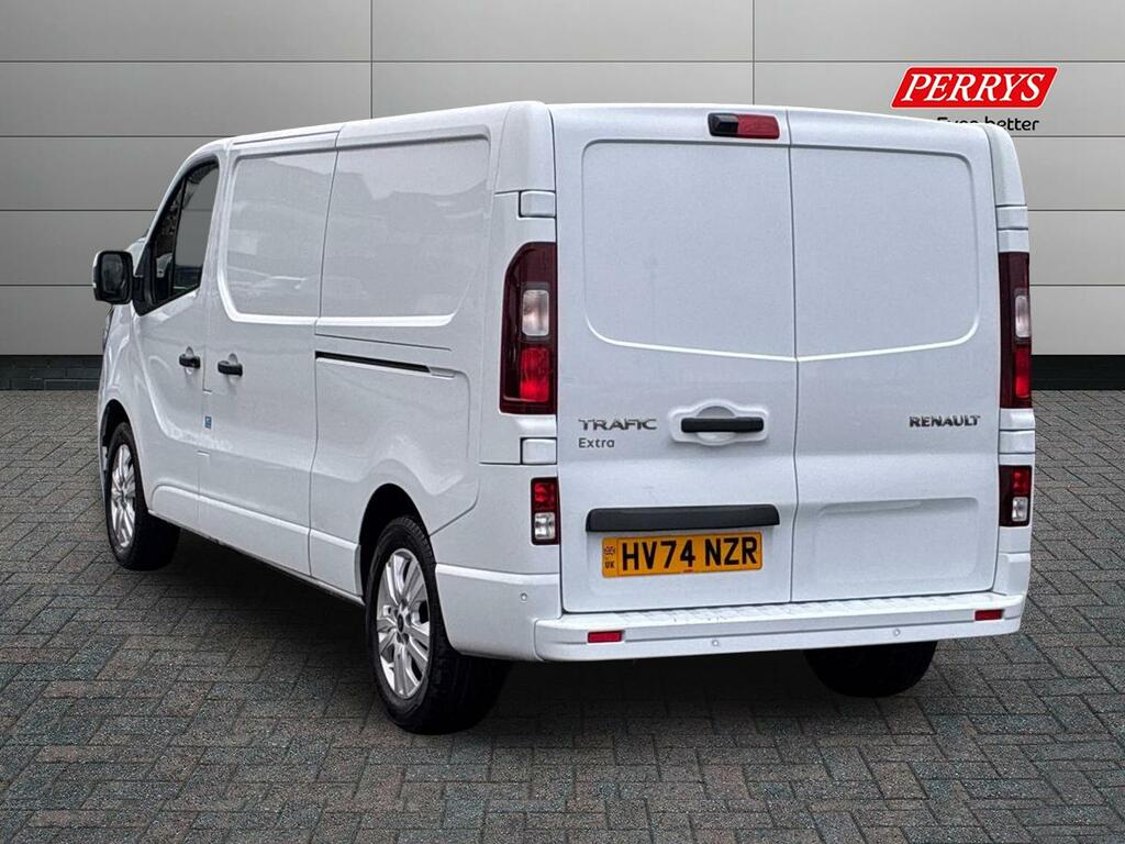 Renault Trafic Lwb 30 Blue Dci 130 Extra Safety Van HV74NZR White #2