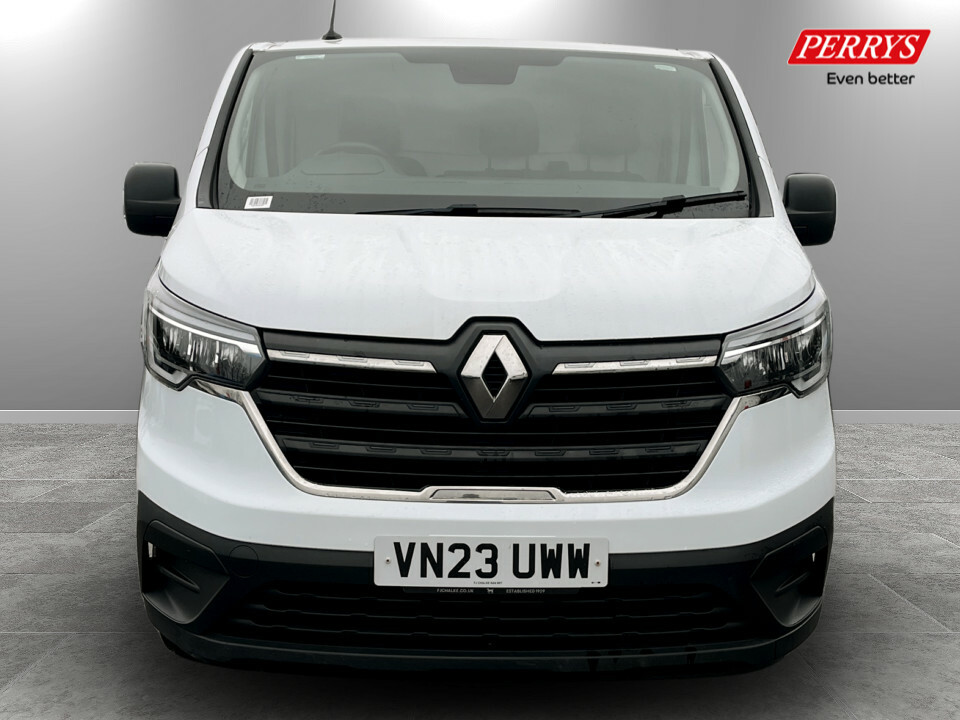Renault Trafic Sl30 Blue Dci 130 Start Van VN23UWW White #2