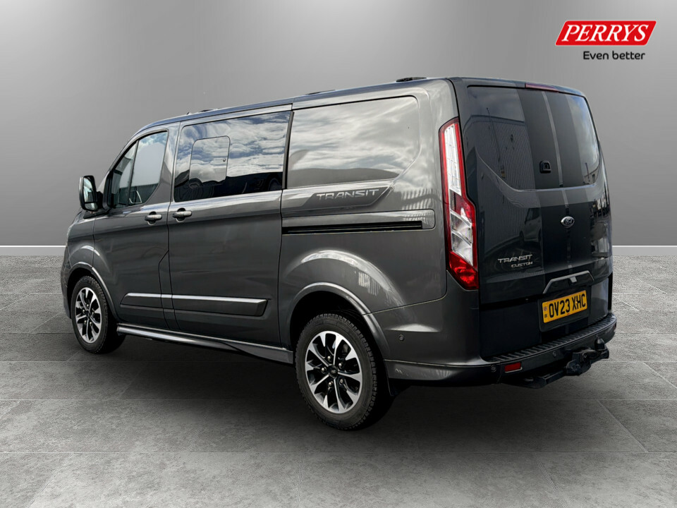 Ford Transit Custom 2.0 Ecoblue 170Ps Low Roof Dcab Sport Van OV23XHC Grey #5