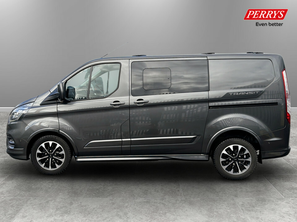 Ford Transit Custom 2.0 Ecoblue 170Ps Low Roof Dcab Sport Van OV23XHC Grey #4