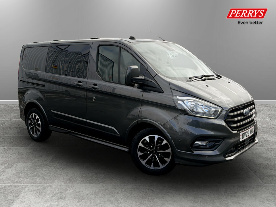 Ford Transit Custom 2.0 Ecoblue 170Ps Low Roof Dcab Sport Van Grey