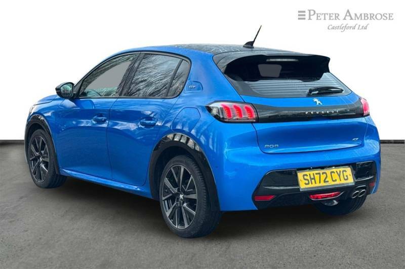 Peugeot 208 1.2 Puretech 130 Gt Premium Eat8 - 2022 72 SH72CYG Blue #5