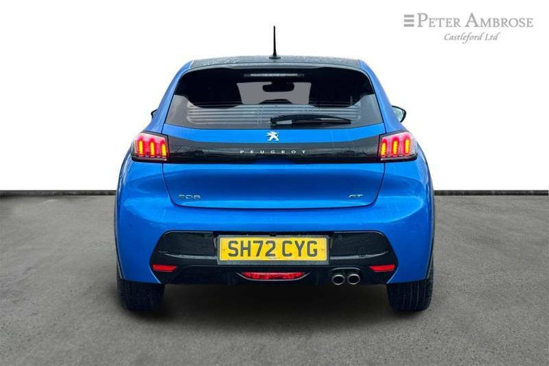 Peugeot 208 1.2 Puretech 130 Gt Premium Eat8 - 2022 72 SH72CYG Blue #4