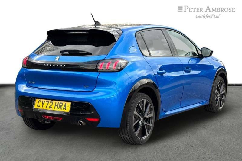 Peugeot 208 1.2 Puretech 100 Gt Eat8 - 2023 72 CY72HRA Blue #3