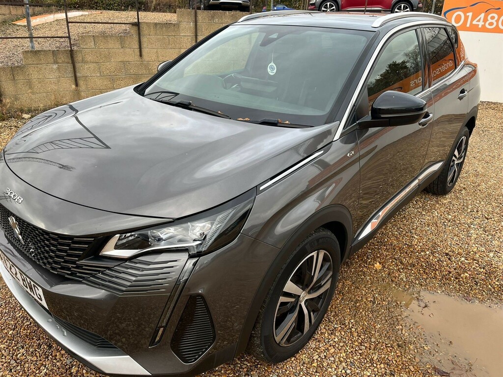 Peugeot 3008 1.2 Puretech Gt Eat Euro 6 Ss AV22BWG Grey #3