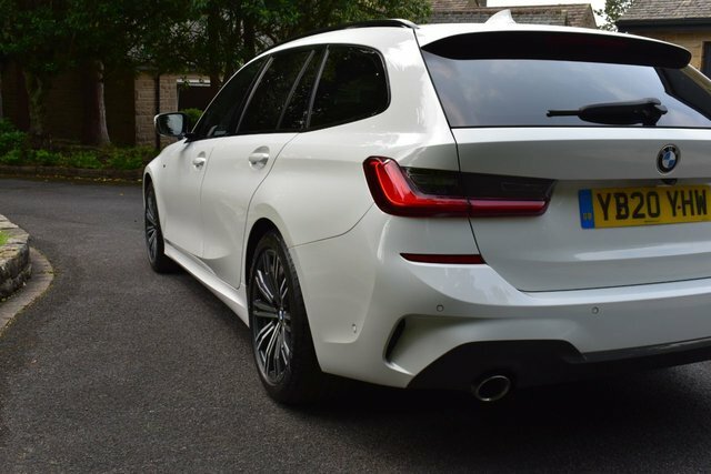 BMW 3 Series 2.0 320D Mht M Sport Touring Hybrid Aut YB20YHW White #4
