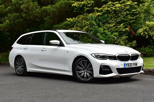 BMW 3 Series 2.0 320D Mht M Sport Touring Hybrid Aut White