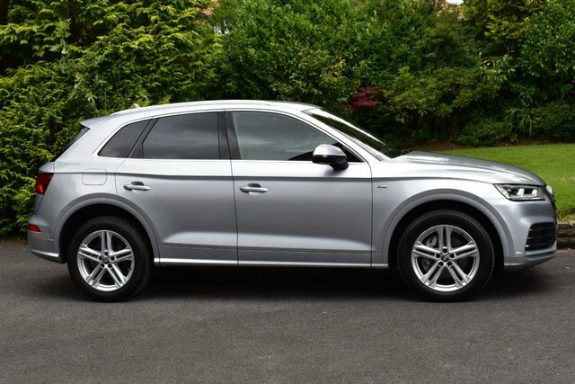Audi Q5 2.0 Tfsi 45 S Line Suv S Tronic Quattro EA69SXF Silver #2