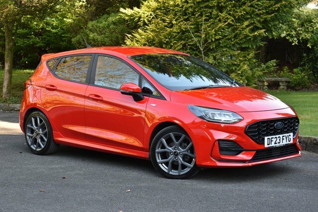 Ford Fiesta 1.0T Ecoboost St-line Hatchback Red