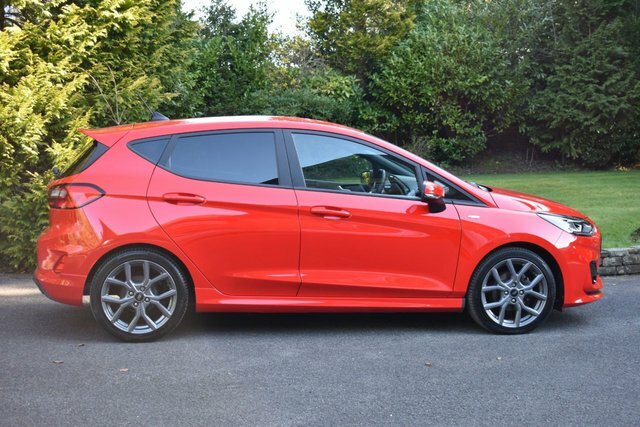 Ford Fiesta 1.0T Ecoboost St-line Hatchback DF23FYG Red #2