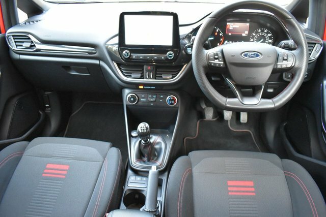 Ford Fiesta 1.0T Ecoboost St-line Hatchback DF23FYG Red #5