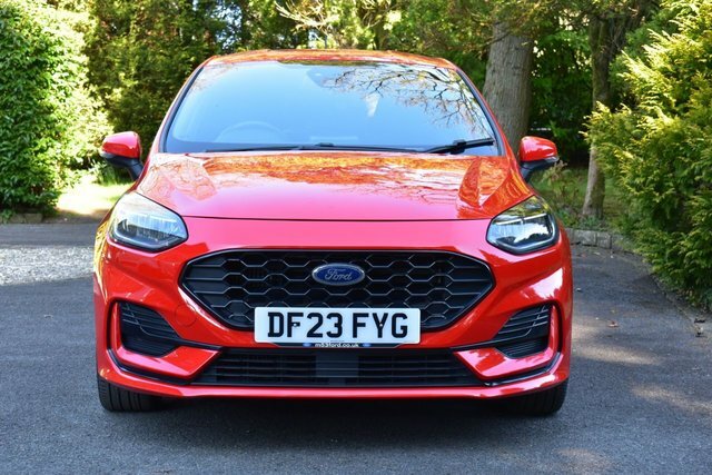Ford Fiesta 1.0T Ecoboost St-line Hatchback DF23FYG Red #3