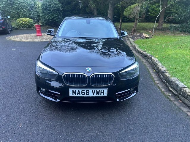 BMW 1 Series 1.5 118I Gpf Sport Hatchback Euro MA68VWH Black #3