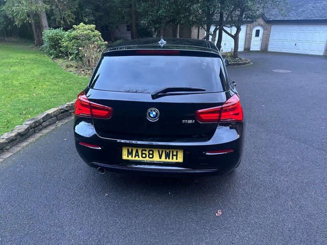BMW 1 Series 1.5 118I Gpf Sport Hatchback Euro MA68VWH Black #4