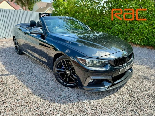 BMW 4 Series 2020 2.0 420D M Sport Convertible Black